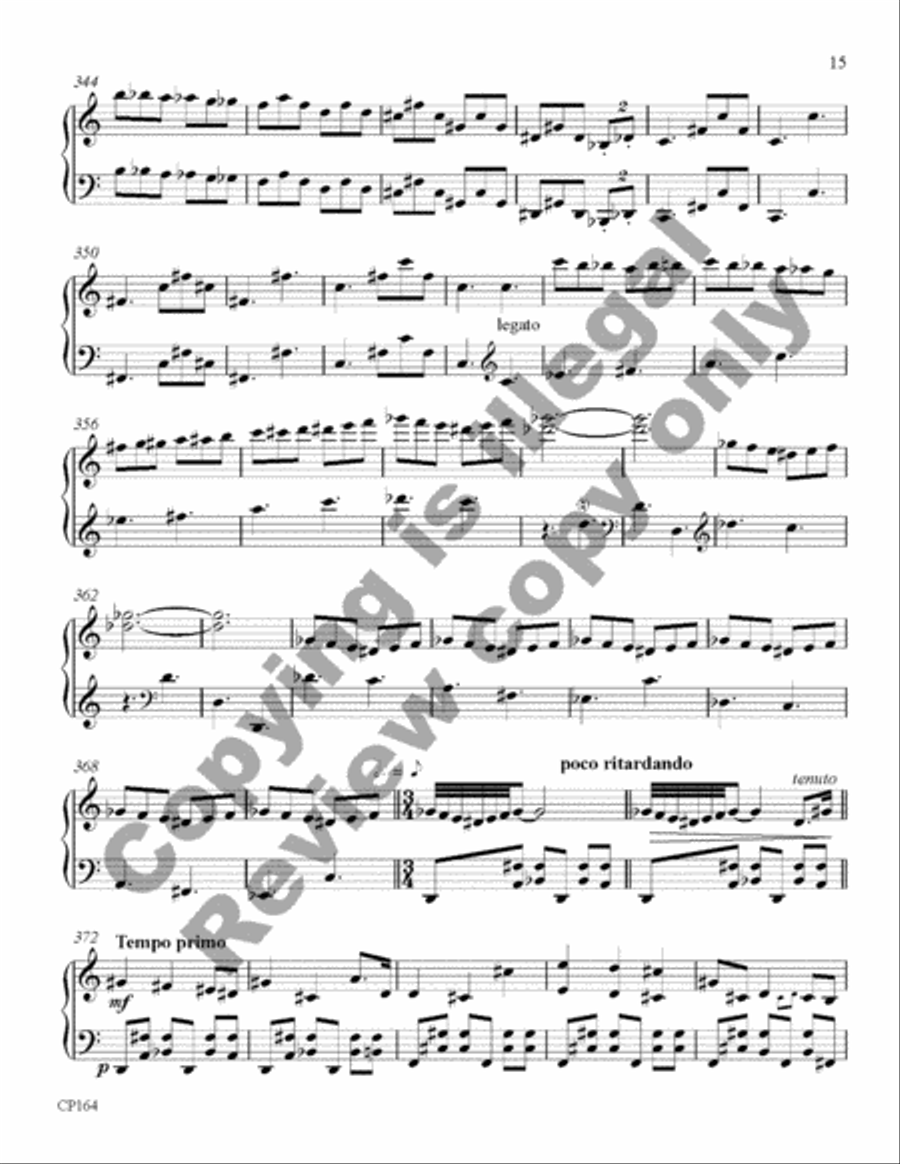 Rondeau Piano Solo scores gallery preview page 15