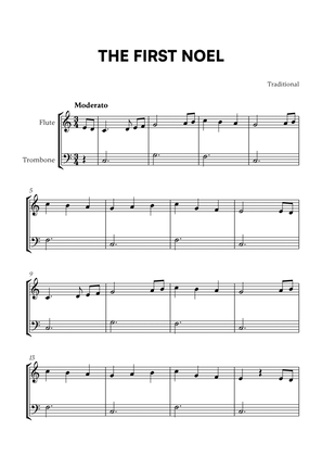 Traditional - The First Noel (for Flute and Trombone)