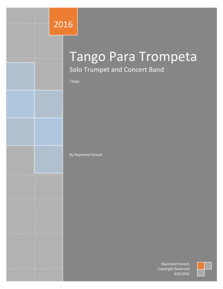 Tango Para Trompeta (Trumpet Solo and Concert Band) image number null