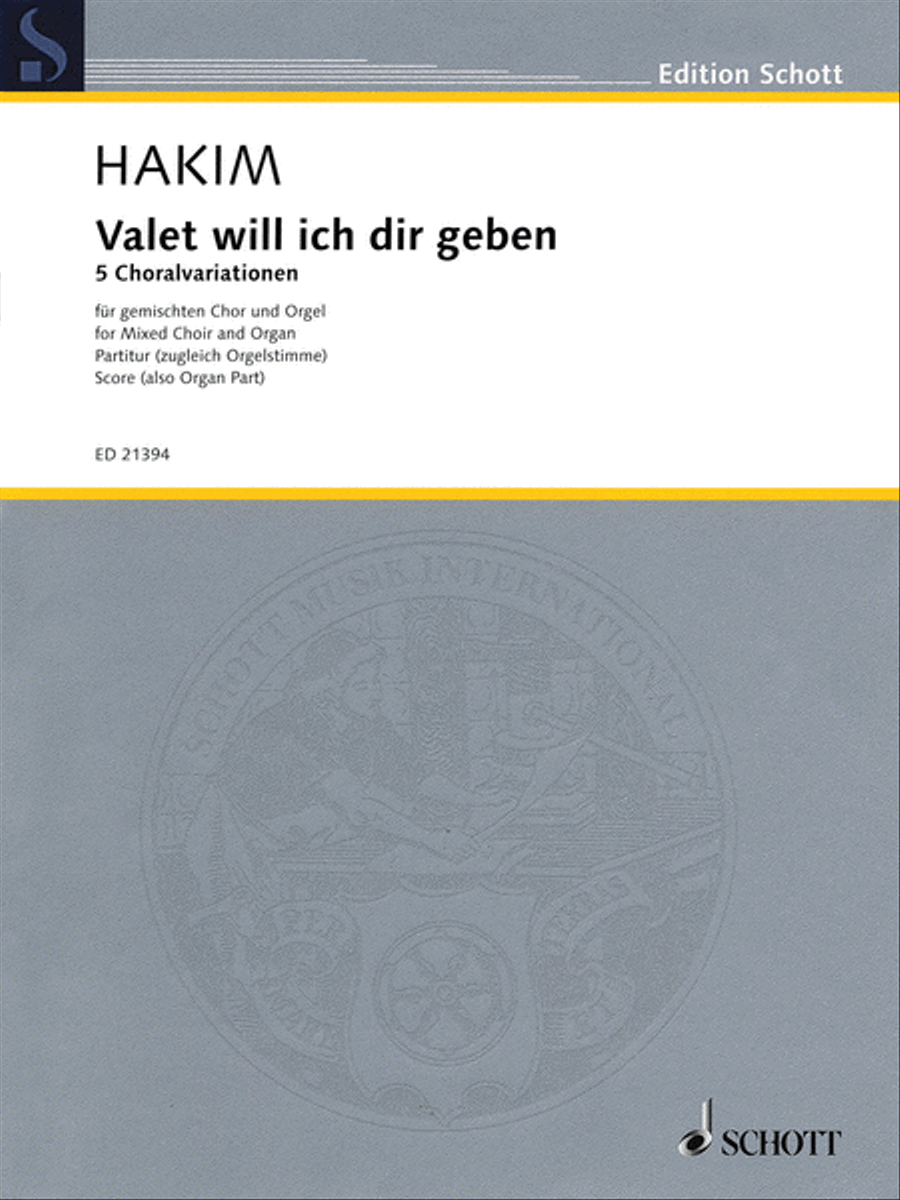 Valet will ich dir geben Mixed Choir scores gallery preview page 1