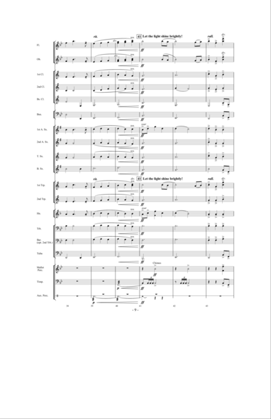 A Distant Light Concert Band scores gallery preview page 8