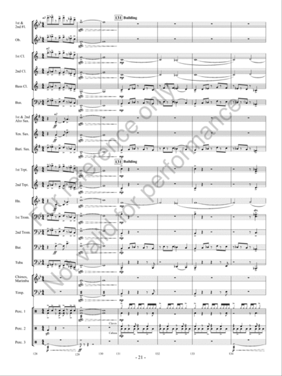 Crush Concert Band scores gallery preview page 22