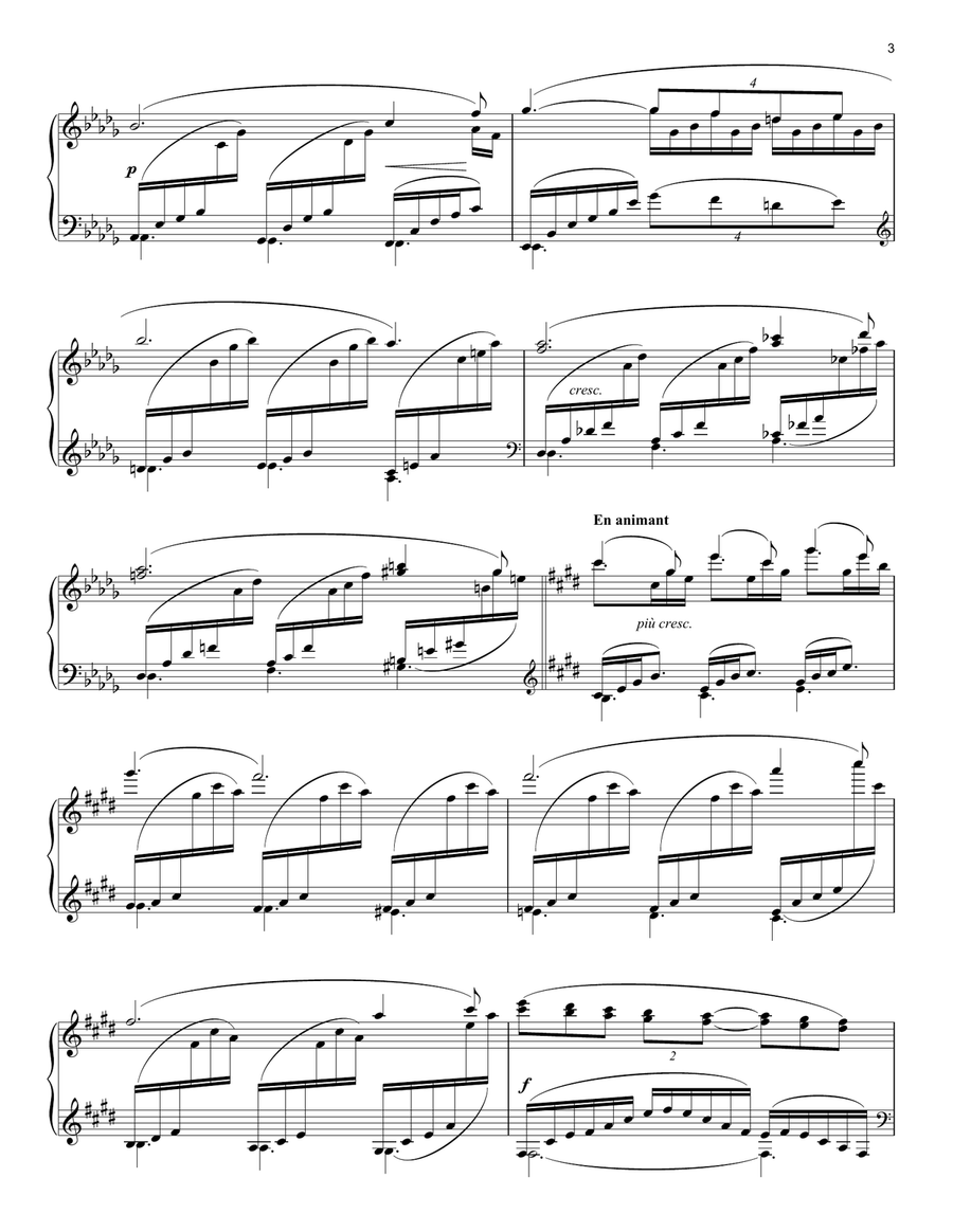 Clair de Lune Clair de Lune Piano Solo scores gallery preview page 3