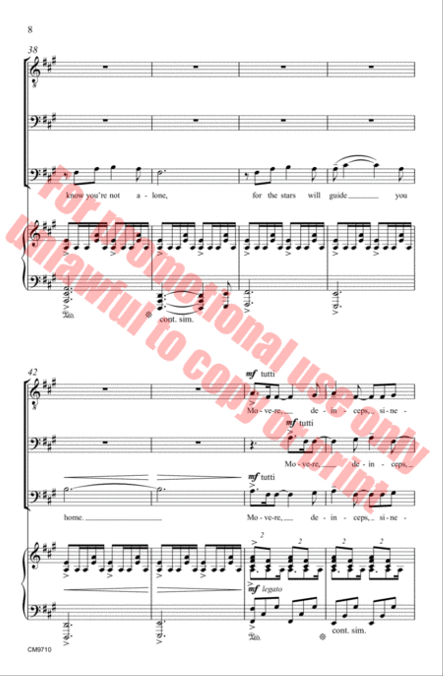 Ad Astra 3-Part scores gallery preview page 9