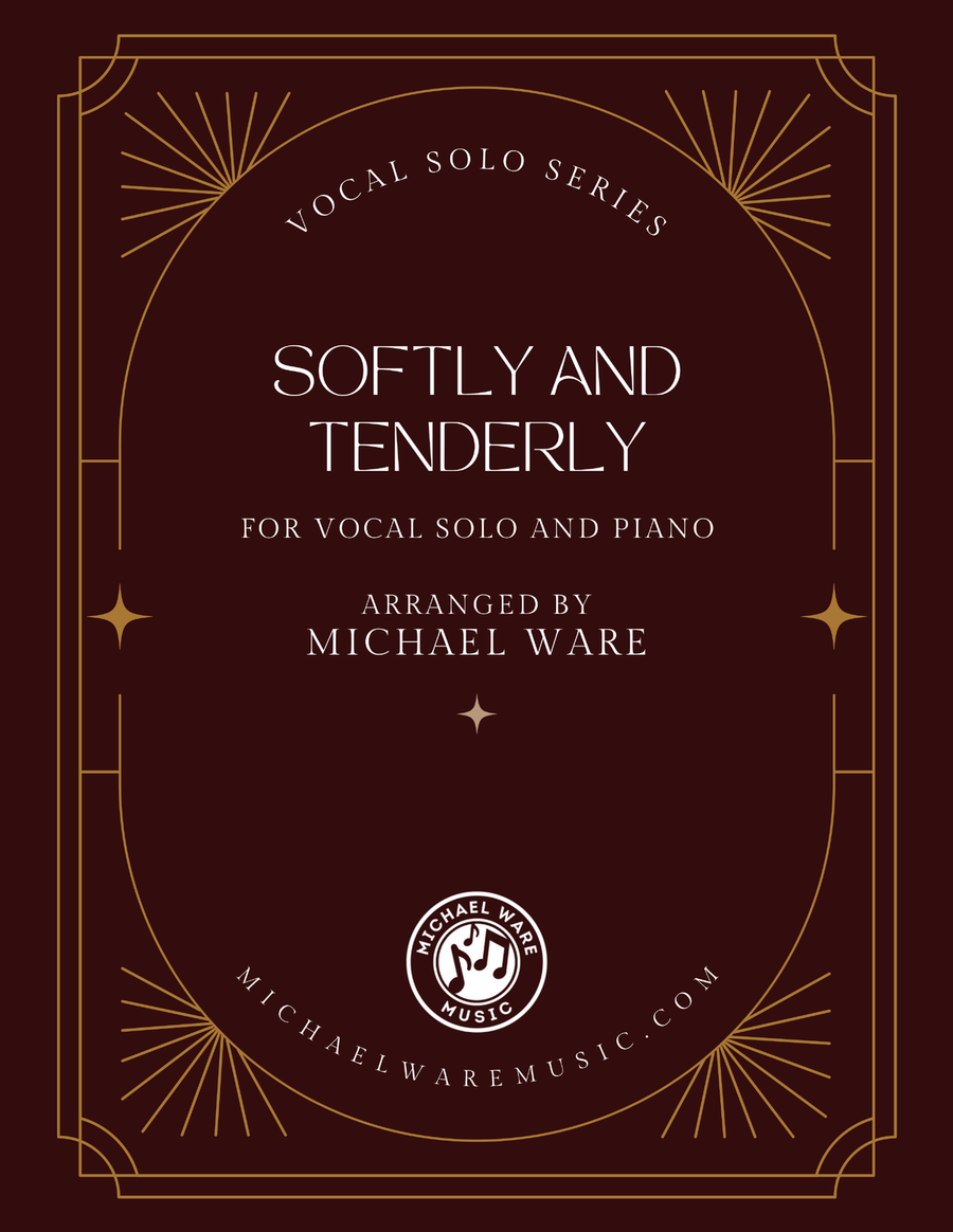 Softly and Tenderly (Vocal Solo) Medium Voice scores gallery preview page 1
