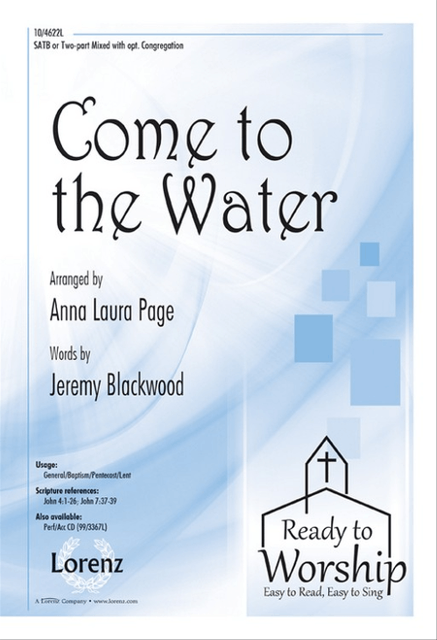 Book cover for Come to the Water