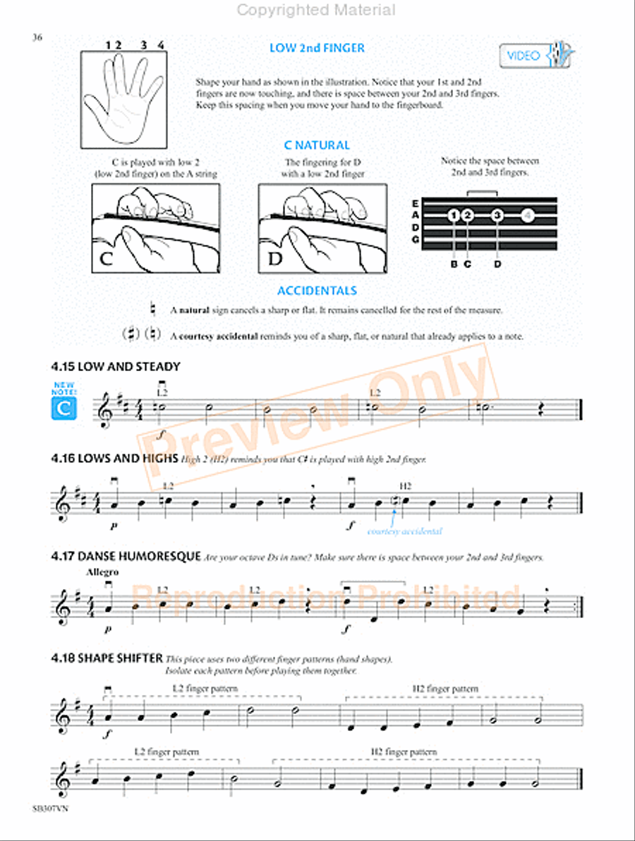 Measures of Success for String Orchestra-Violin Book 1 Chamber Orchestra scores gallery preview page 39