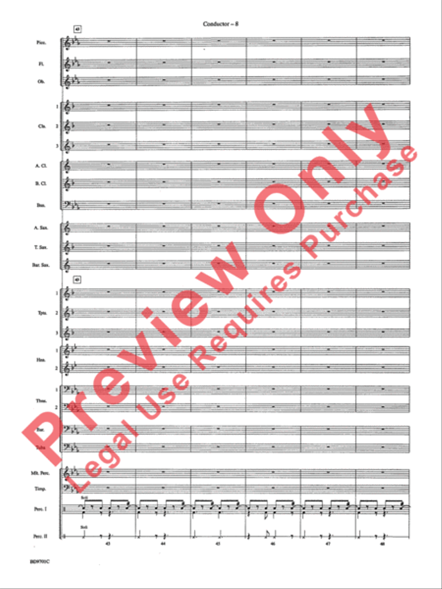 Semper Fidelis Concert Band scores gallery preview page 11