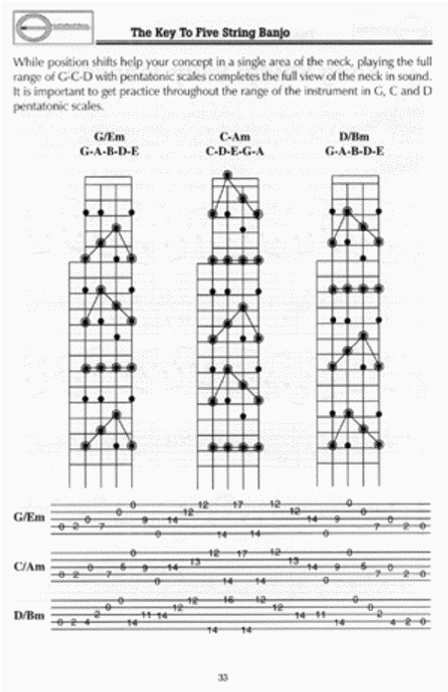 Key to Five-String Banjo 5-String Banjo scores gallery preview page 3