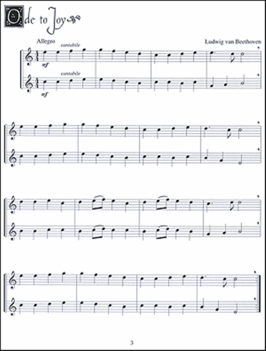 Easy Duets for Flute Woodwind Duet scores gallery preview page 8