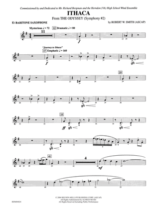 Ithaca (from The Odyssey (Symphony No. 2)): E-flat Baritone Saxophone