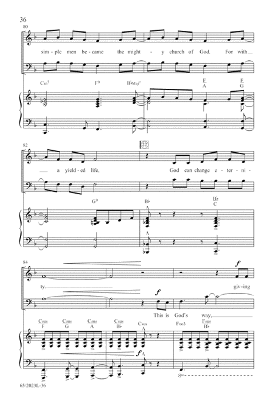 Child of Hope Child of Hope 4-Part scores gallery preview page 37