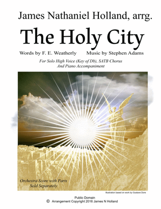 The Holy City for High Voice, SATB Chorus and Piano