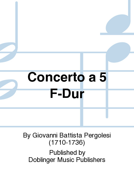 Concerto a 5 F-Dur