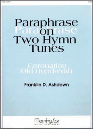 Book cover for Paraphrase on Two Hymn Tunes