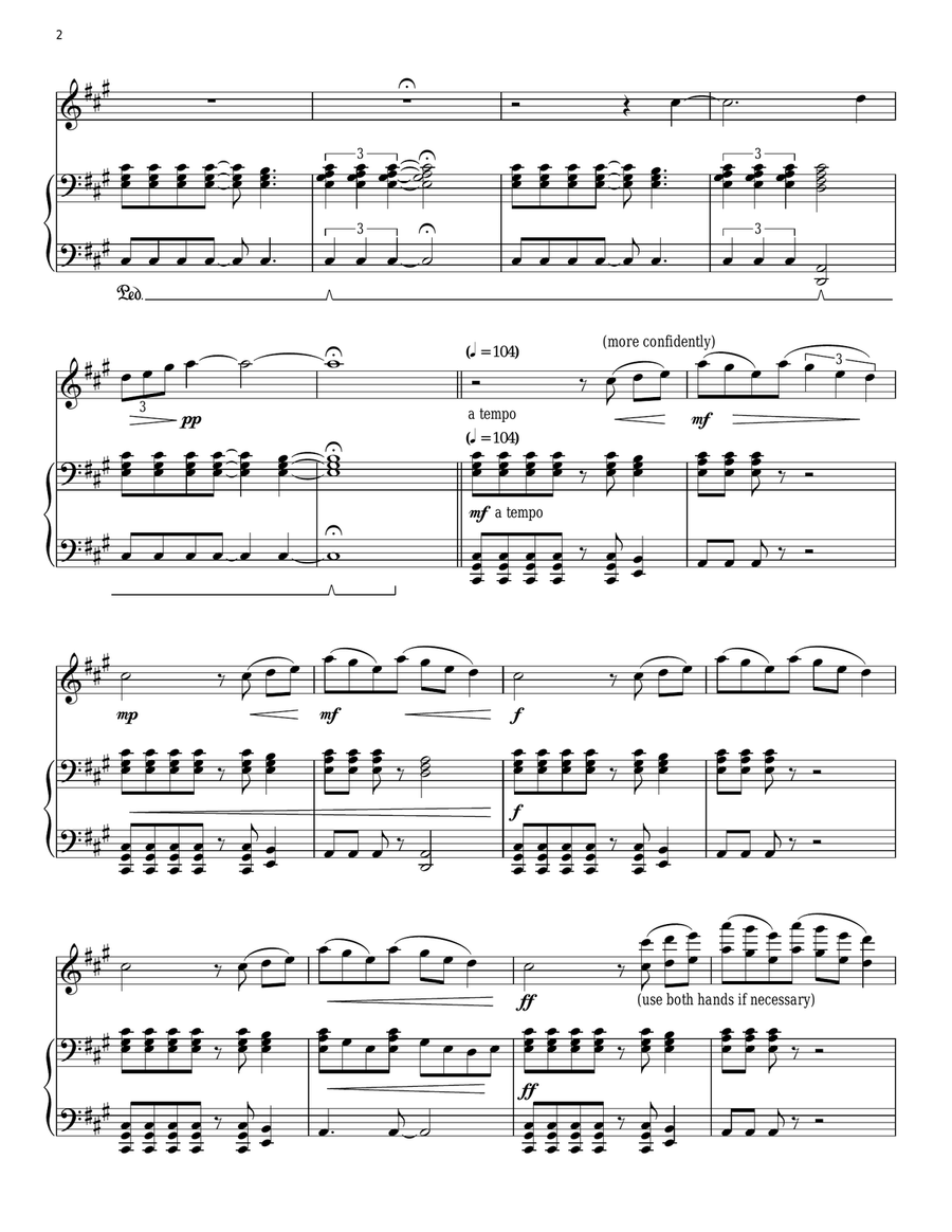 Kara Remembers Piano Duet scores gallery preview page 2