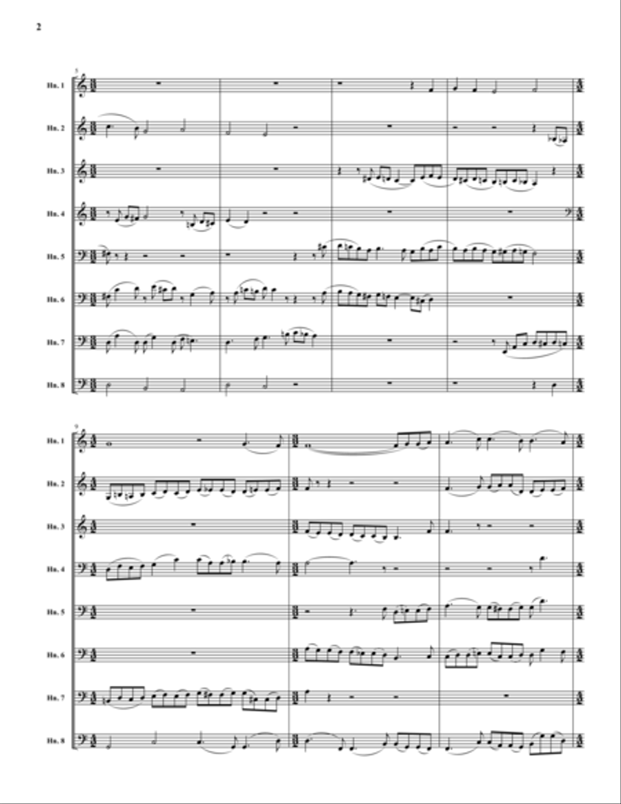 Three Chorale Preludes School and Community scores gallery preview page 2