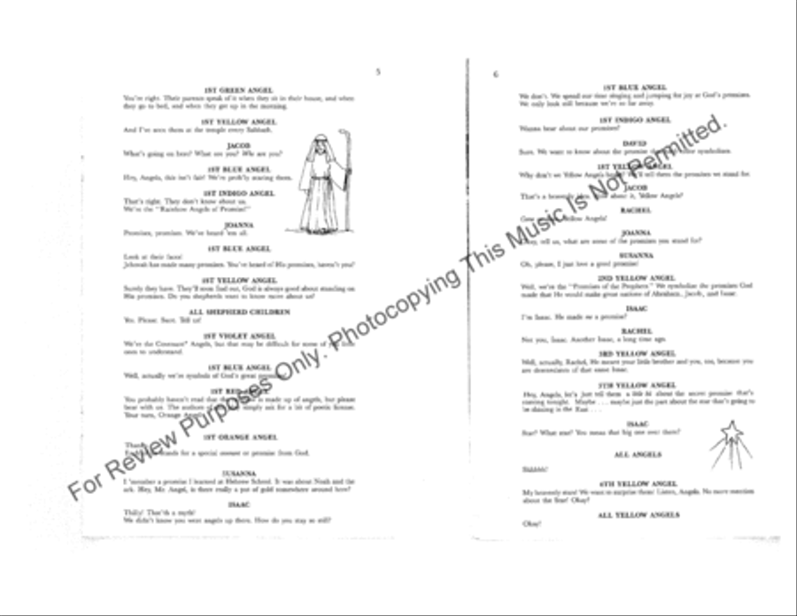 God's Rainbow Promises of Christmas Children's Choir scores gallery preview page 4