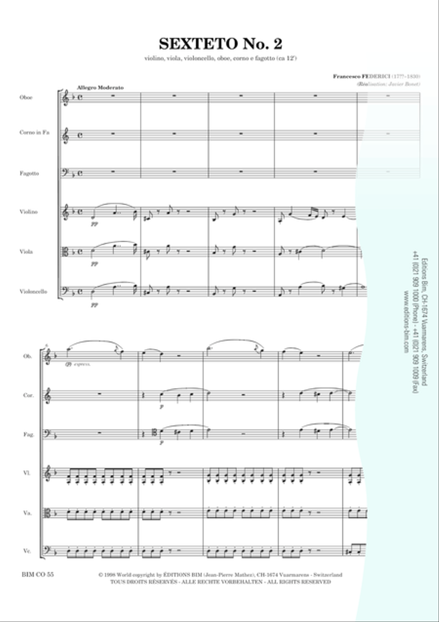 Sesteto No 2 Bassoon scores gallery preview page 2