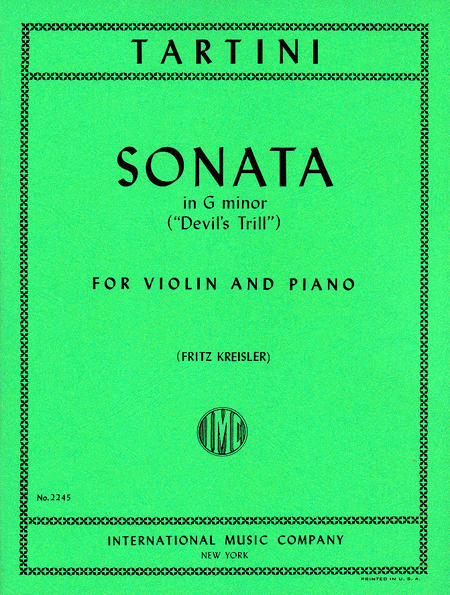 Sonata in G minor 'Devil's Trill'