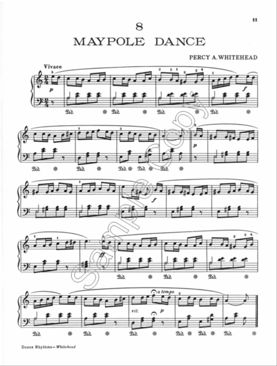 Dance Rhythms Piano Solo scores gallery preview page 4