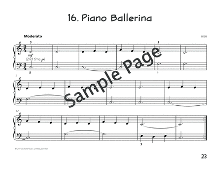 Piano Junior: Performance Book 1 Piano Method scores gallery preview page 24