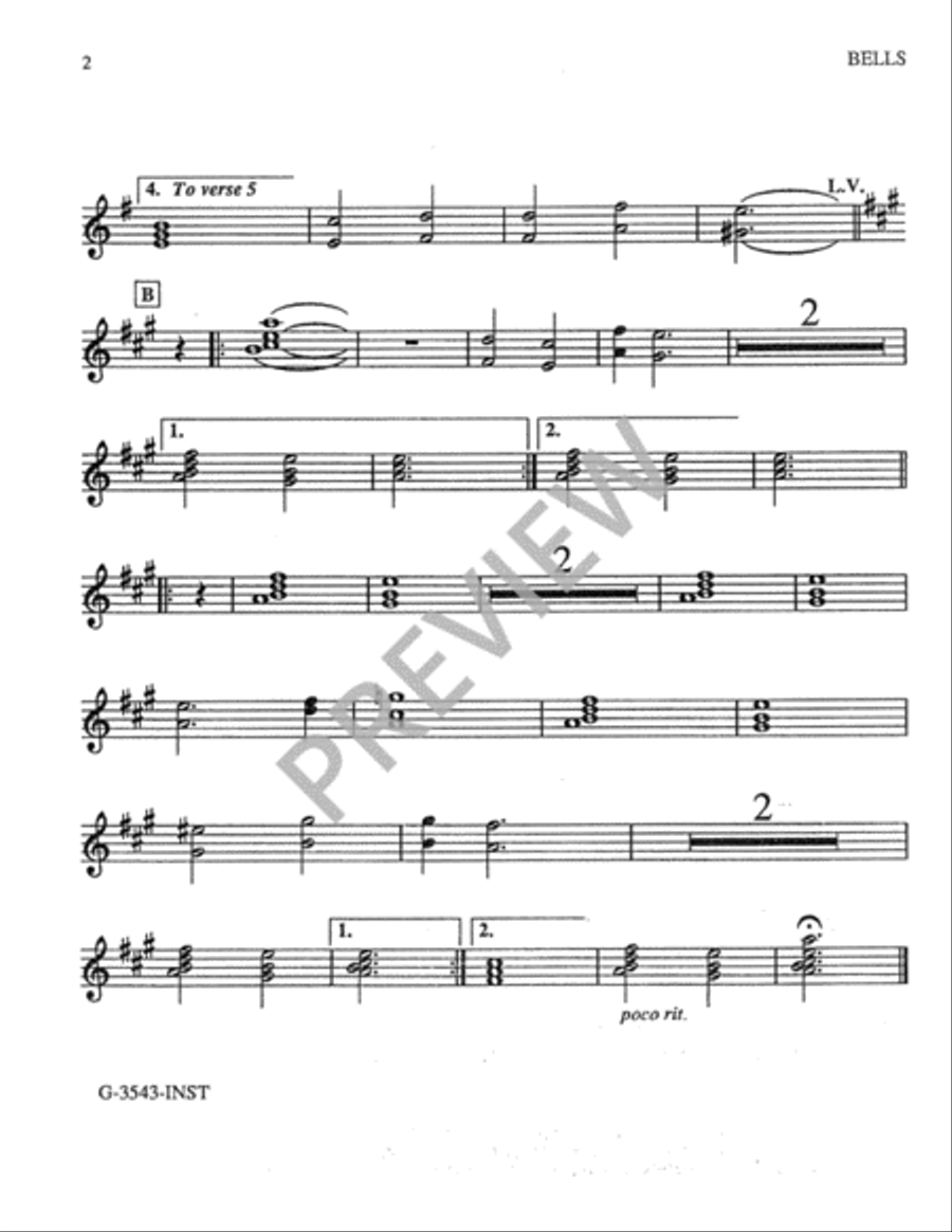 Come to the Feast - Instrument edition Handbell Choir scores gallery preview page 11