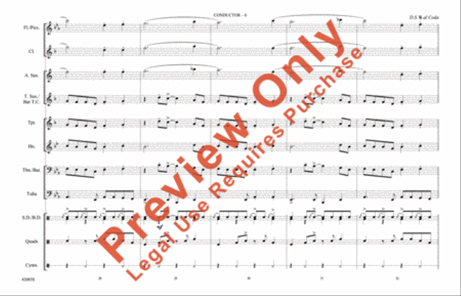 Mercy, Mercy, Mercy Mercy, Mercy, Mercy Marching Band scores gallery preview page 7