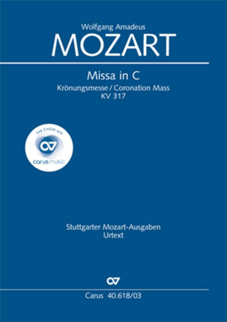 Mass in C (Missa in C) 4-Part scores gallery preview page 1