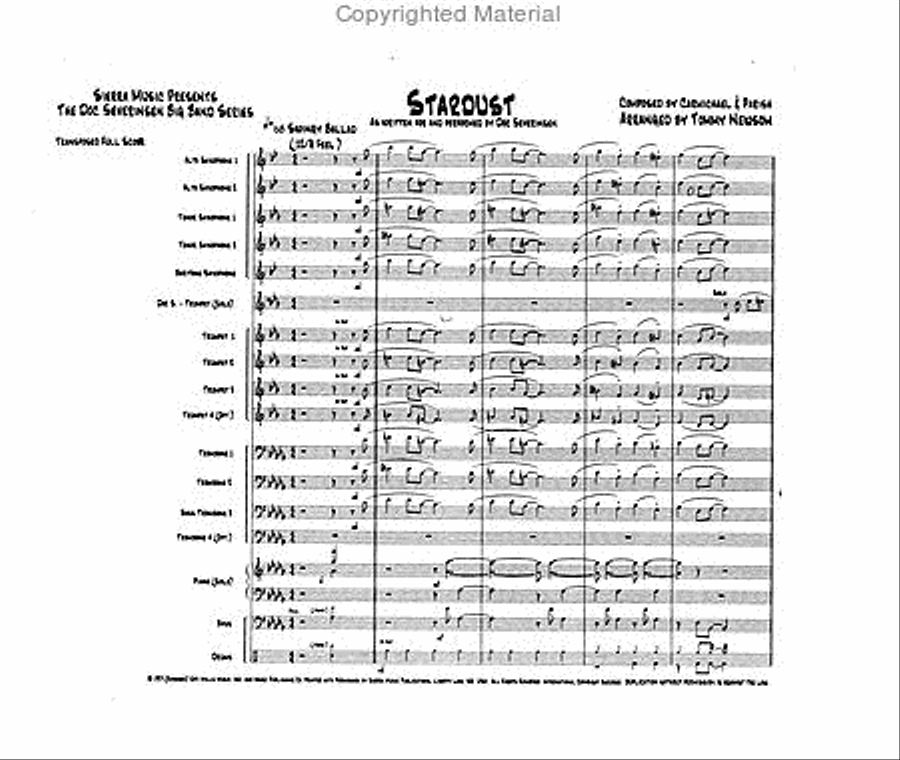 Stardust Big Band scores gallery preview page 2