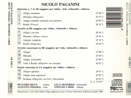 Paganini: Paganini: Riccivio