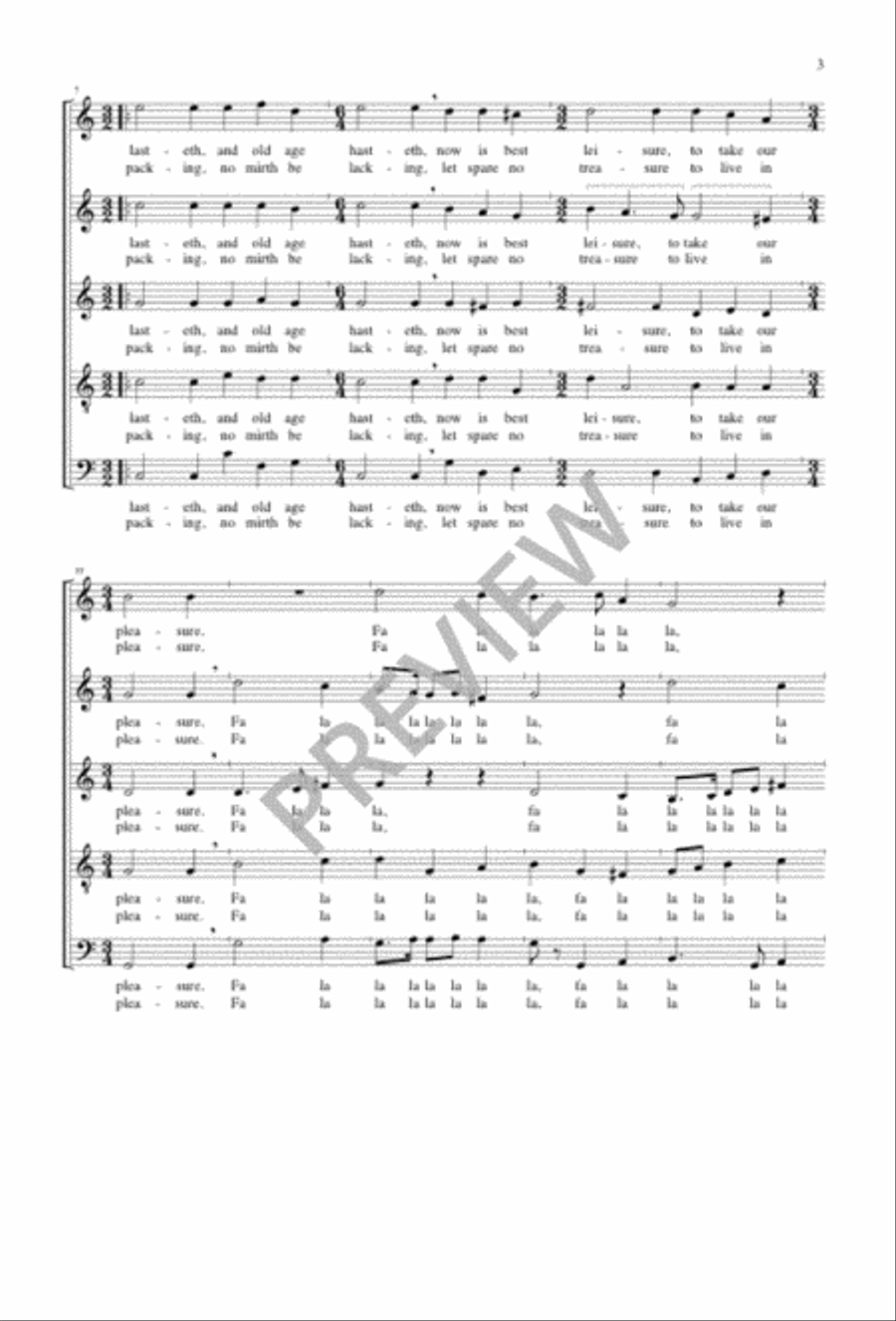 Sing We and Chant It SSATB scores gallery preview page 4
