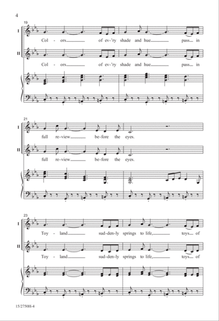 Christmas Toys on Parade 2-Part scores gallery preview page 4