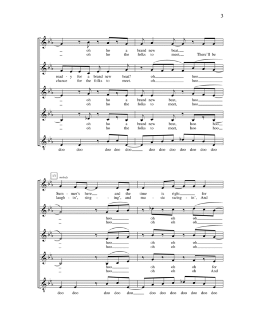 Dancing in the Streets SSAA scores gallery preview page 3