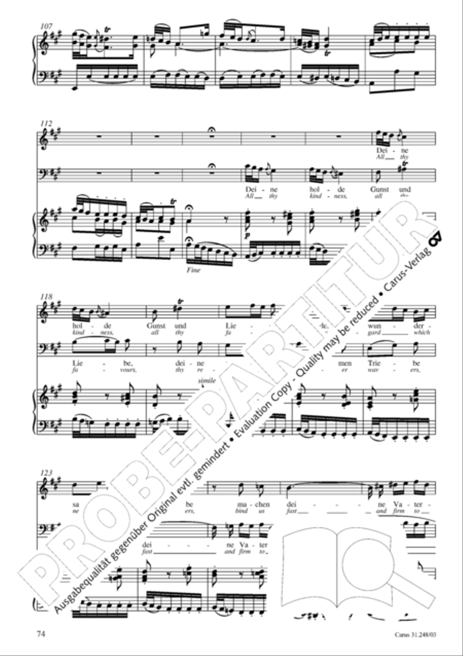Christmas oratorio (Weihnachtsoratorium, Teile I-III) 4-Part scores gallery preview page 79