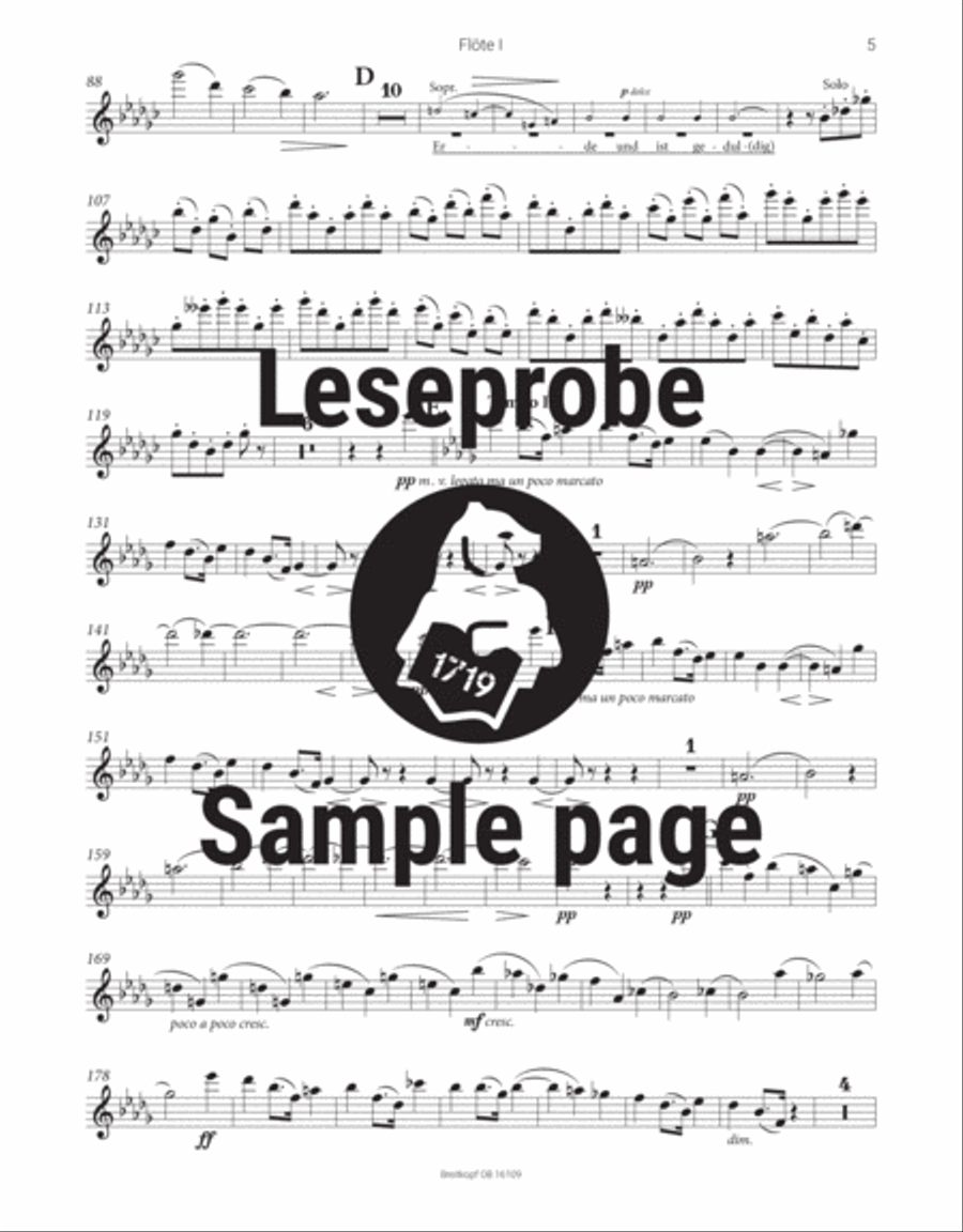 A German Requiem Op. 45 4-Part scores gallery preview page 4