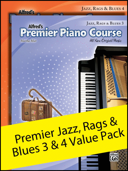 Premier Piano Course, Jazz, Rags & Blues 3 & 4 (Value Pack)