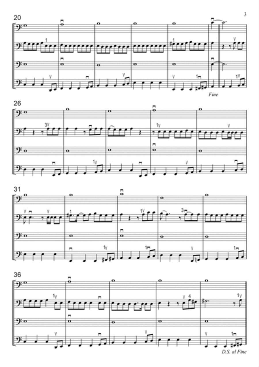 I Will Survive String Quartet scores gallery preview page 3