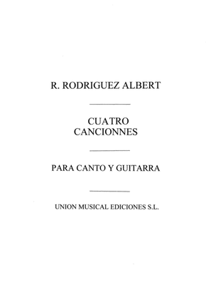 Book cover for Cuatro Canciones Sobre Textos De Lope De Vega