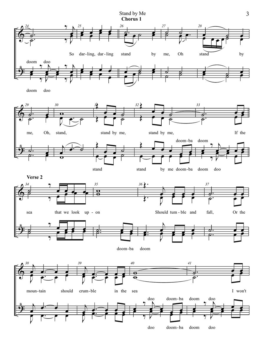 Stand By Me SSAA scores gallery preview page 3