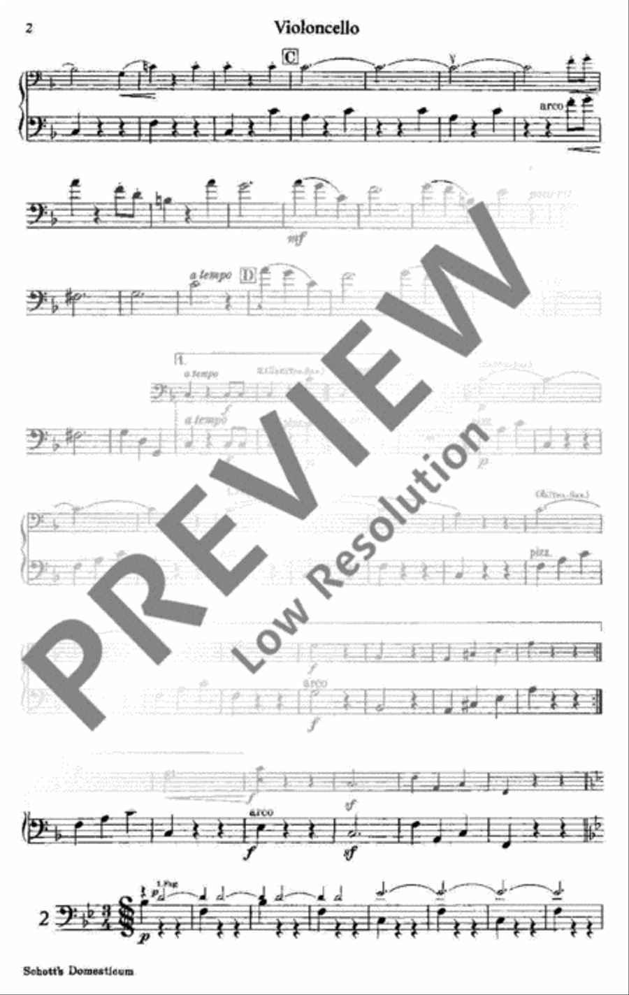 Rosen aus dem Süden Oboe scores gallery preview page 3