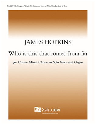 Book cover for Who is This That Comes from Far