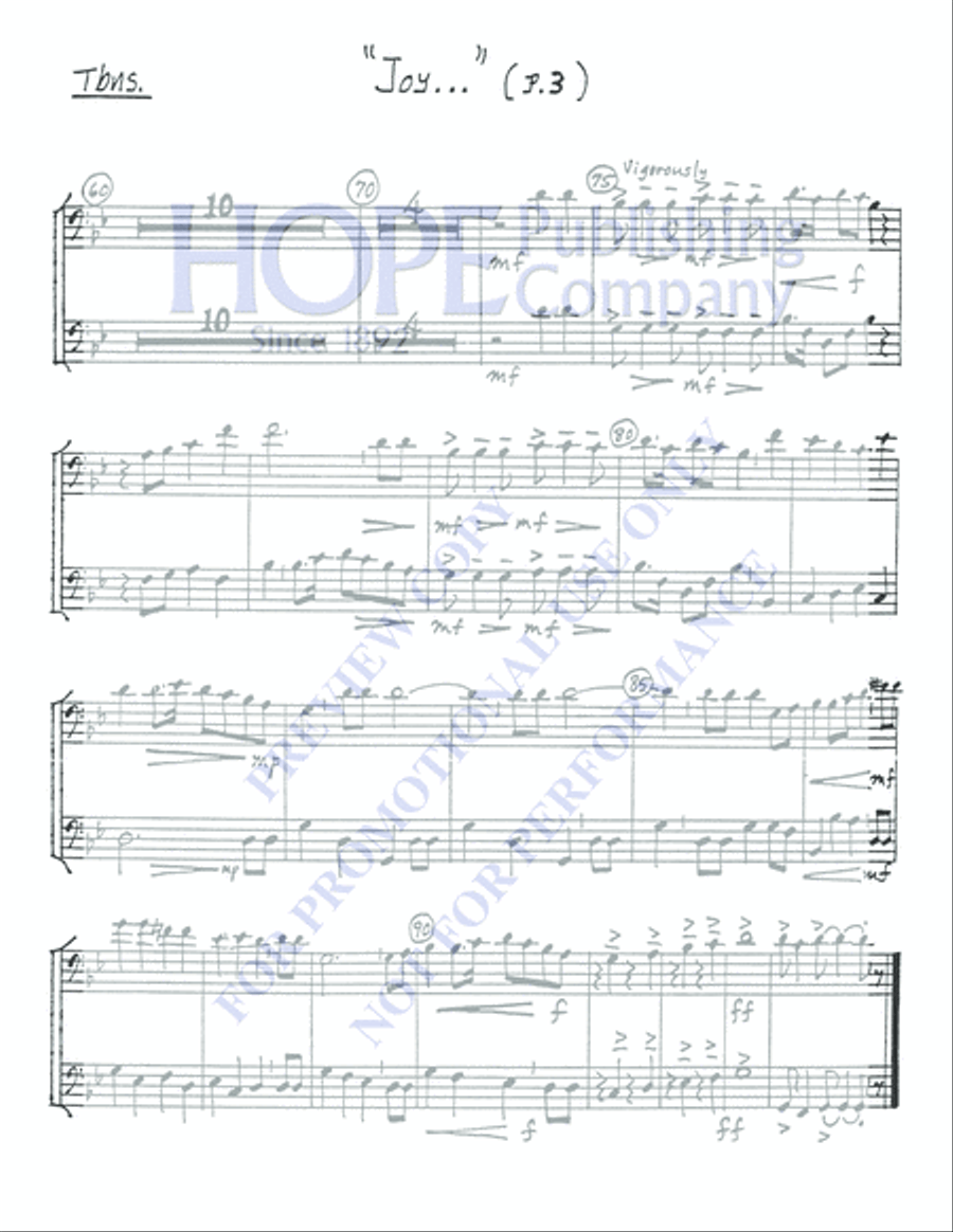 Joy in the Morning 4-Part scores gallery preview page 12