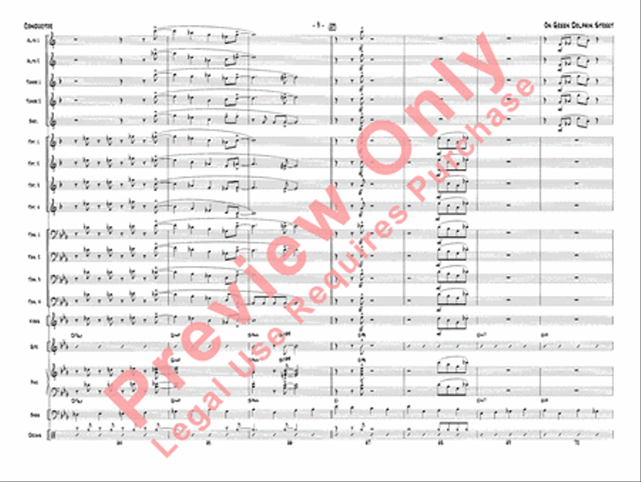 On Green Dolphin Street Jazz Ensemble scores gallery preview page 12