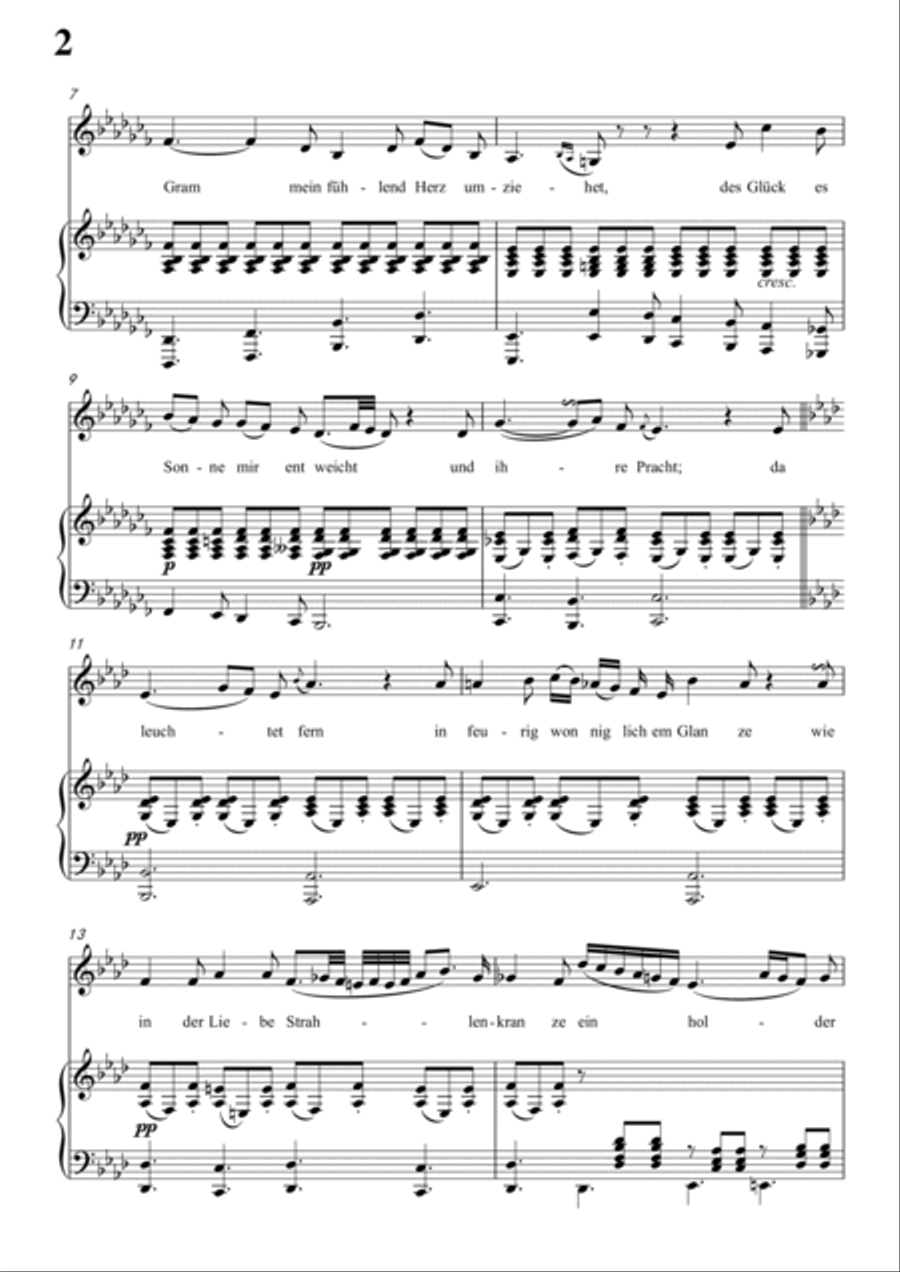 Schubert-Blondel zu Marien in bA minor,for Vocal and Piano Voice scores gallery preview page 3