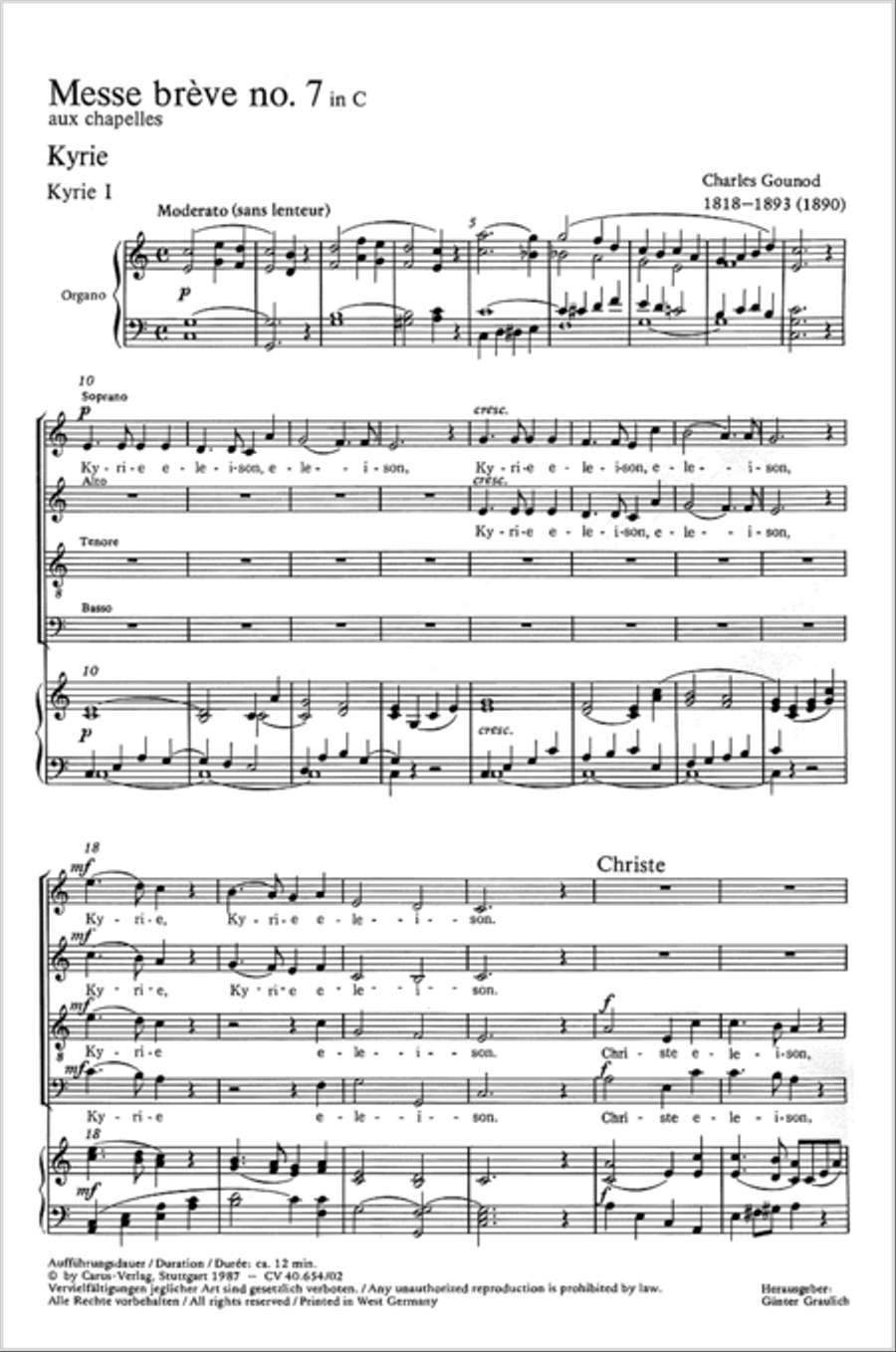 Messe breve no. 7 aux chapelles TB scores gallery preview page 18