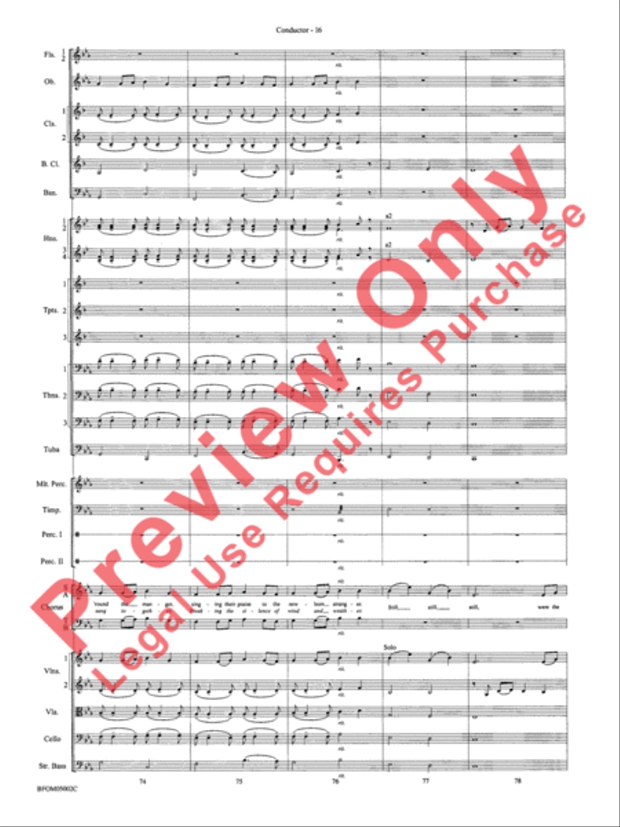 A Festival of Carols Full Orchestra scores gallery preview page 19