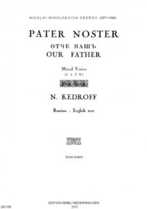 Book cover for Pater noster = Otche nash' =
