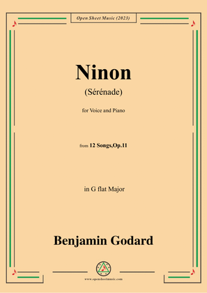 B. Godard-Ninon(Sérénade),in G flat Major