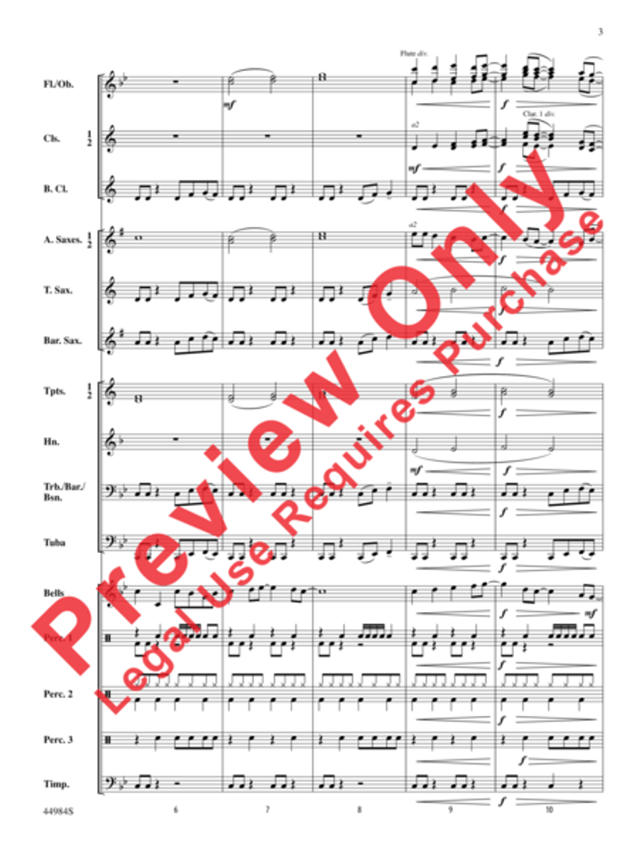 Power Surge Power Surge Concert Band scores gallery preview page 4
